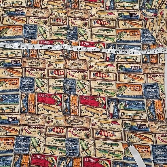 SPOT fishing Print Vintage Shirt Xl - Picture 4 of 8